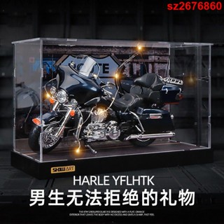 免運🔥模型車 機車模型 交通模型 車模型 男生禮物 交換禮物1:12哈雷摩托車模型滑翔模擬合金機車巡航太子擺件收藏男生