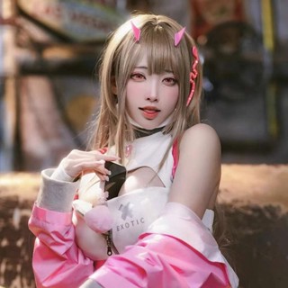 【臺灣出貨】【保密發貨】勝利女神cos 毒蛇cosplay服性感粉色套裝動漫女裝c服粉色jk 成人專區 sm情趣內衣