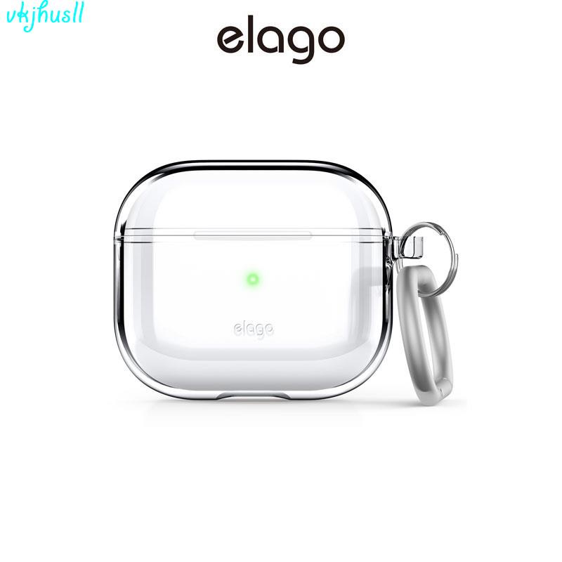 台灣出貨[elago]Airpods3透明保護殼附鑰匙圈(適用於Airpods3)