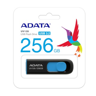 ADATA威剛 UV128 隨身碟(256G)-藍色 USB3.2 墊腳石購物網