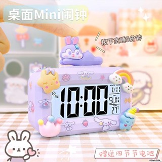 品質服務#迷你鬧鐘計時器學習專用電子表桌面時鐘多功能兒童學生迷你小鬧鐘