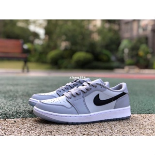 Air Jordan 1 Low Golf AJ1 狼灰 黑勾 百搭 滑板鞋 DD9315-002