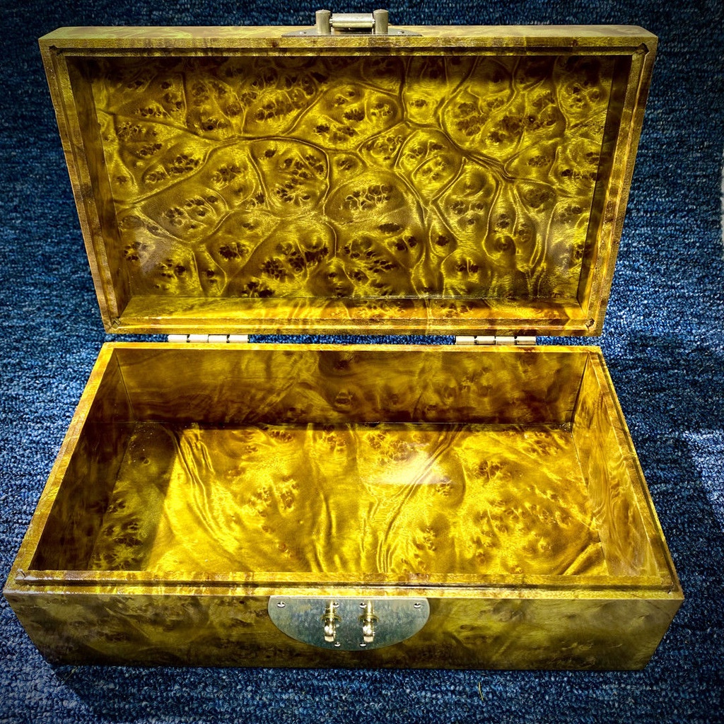 金絲楠木首飾盒珠寶盒茶葉盒收納盒大葉楠實木獨板黃金樟禮品盒