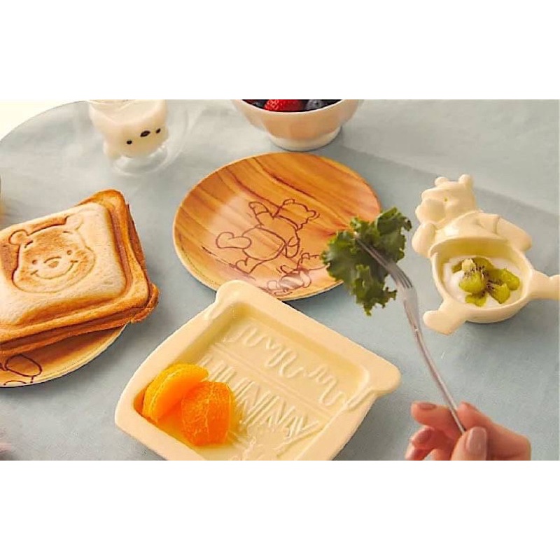 【現貨空運抵台/永和可面交】日本東京迪士尼 小熊維尼陶瓷碗瓷盤 吐司盤 醬料盤 維尼造型碗