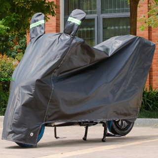 電動車摩托車防雨罩電瓶車遮雨罩加厚防曬車衣套遮陽蓋布防塵車罩💕💕714【現-貨】