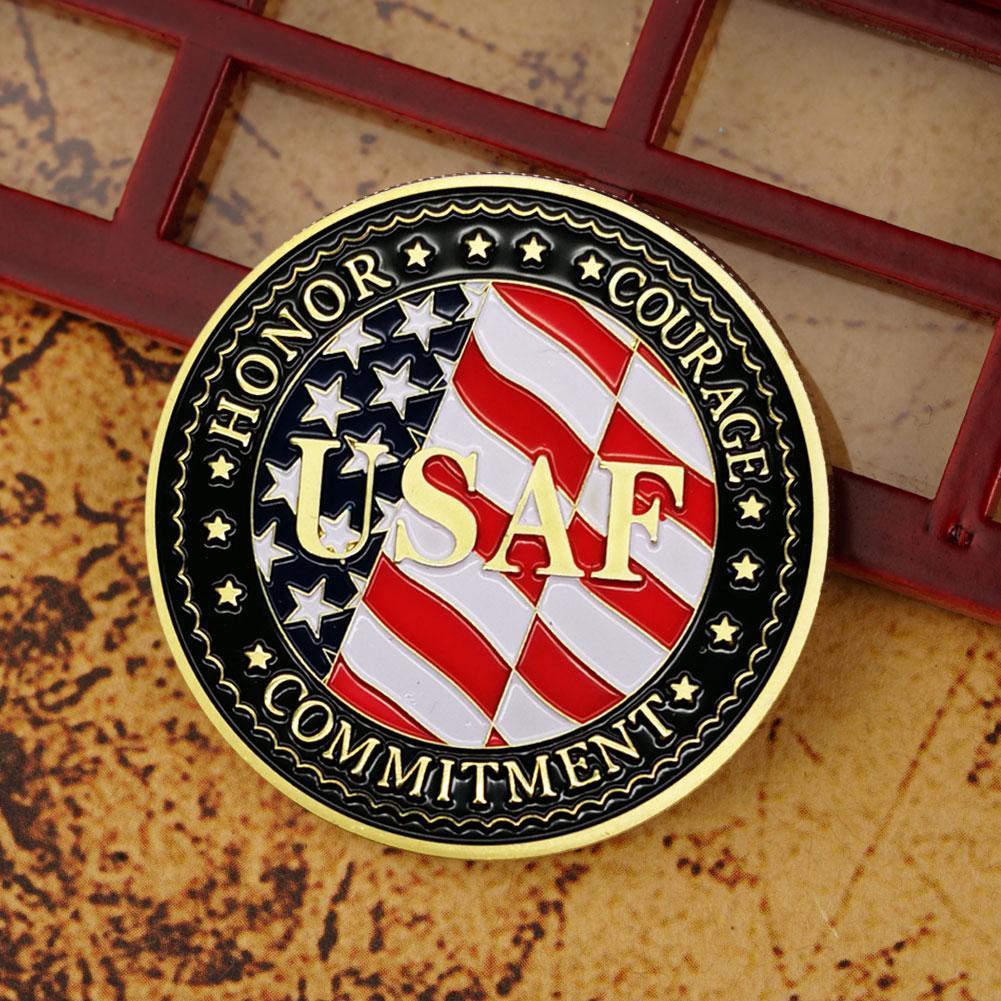 美國空軍USAF勛章挑戰幣徽章紀念章獎牌紀念獎章制作掛牌光榮退伍