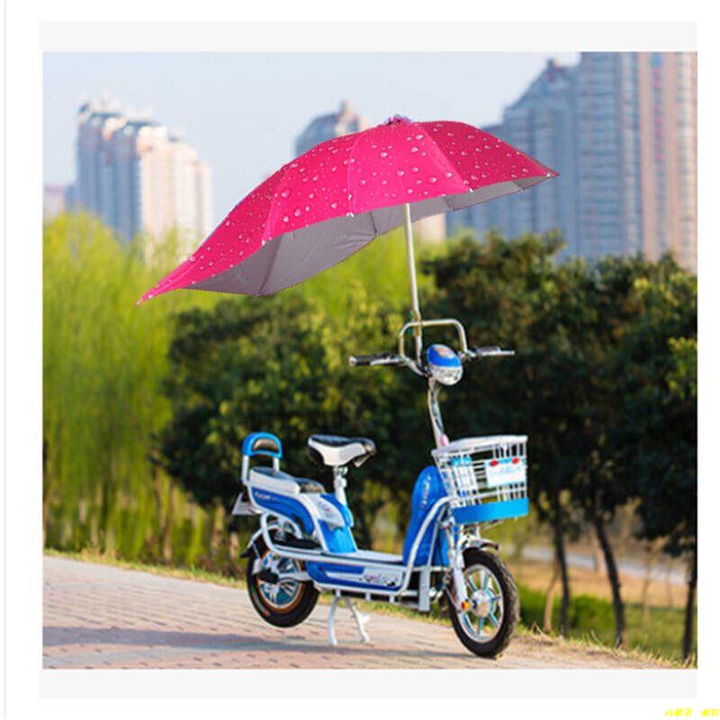 雨棚雨罩❁^_^❁電動車撐傘架自行車遮陽傘架雨傘架電瓶車新款C型可調固定支撐架