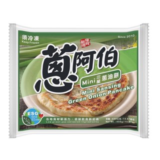 蔥阿伯 Mini三星蔥油餅(冷凍) 450g【家樂福】