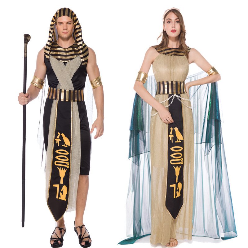 【Cosplay服飾】cosplay萬聖節服裝 埃及法老豔後民族服飾成人王子公主錶演服裝 XVQS