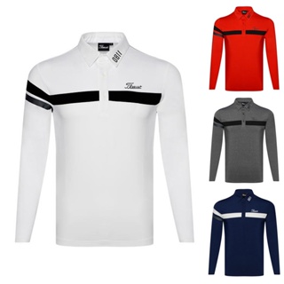 【Titleist】高爾夫球衣服男戶外運動長袖POLO衫golf透氣T恤球服春新款短袖T恤
