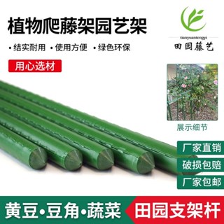 熱賣*精品包塑鋼管花架爬藤支架植物支撐桿花盆鐵線蓮火龍果番茄固定支撐架哆啦A夢百貨