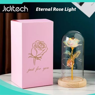 Galaxy rose with box Eternal rose with led light Rose dome G