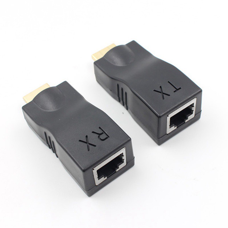 4K 3D HDMI 1.4 30M Extender to RJ45 Over Cat 5e/6 Network LA
