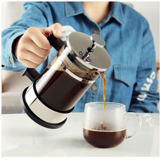 【TODAY】法壓壺 咖啡壺 手沖壺 濾壓壺 玻璃沖茶器 茶壺 咖啡過濾杯器 咖啡濾杯 手沖咖啡