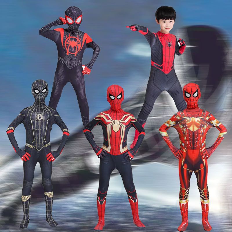 兒童cos服 漫威cos服 蜘蛛人服飾 復仇者聯盟 超級英雄 節日演出服 cosplay