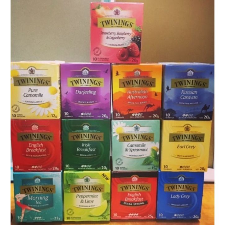 澳洲代購Twinings唐寧茶茶包(大容量～18種口味隨你挑)
