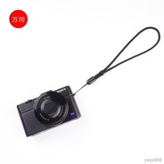 🔥台灣熱賣🔥適用于索尼黑卡RX100 GR2 GR3x G7X ZV1 ZV-E10相機手腕帶防滑繩