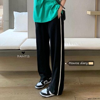 ⚡中大碼女裝⚡加大尺碼長褲 寬鬆 150公斤內可穿 顯瘦 褲子300斤大尺碼黑色高腰休閒運動寬褲女夏季薄款垂墜