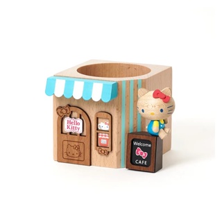 三麗鷗 Sanrio【Hello Kitty】咖啡屋 盆器 多肉盆栽罐｜1251042 墊腳石購物網