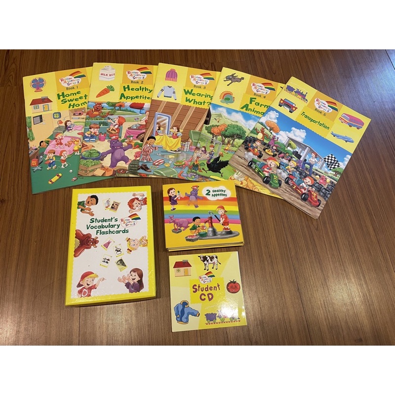 HESS何嘉仁「彩虹探索」Rainbow adventures series 3 幼兒園英文教材 CD+DVD+生字字卡