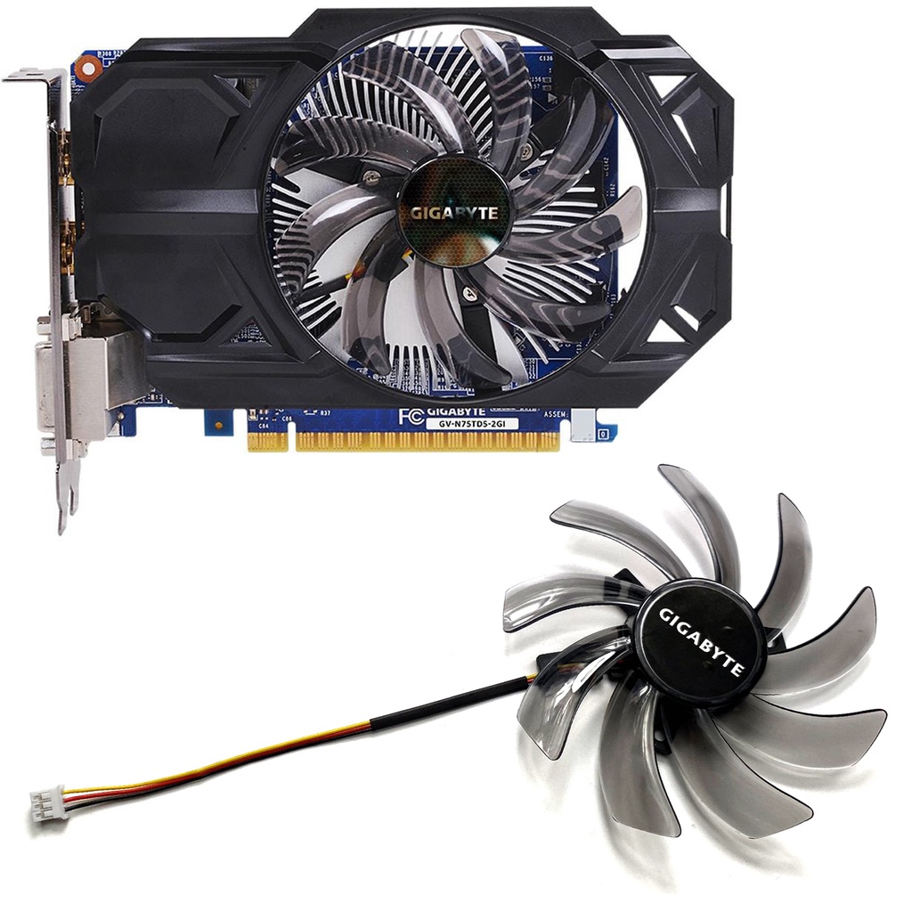 =技嘉GTX750 GTX750Ti PLD10010S12H/T129215SM 直徑9.5CM顯卡風扇