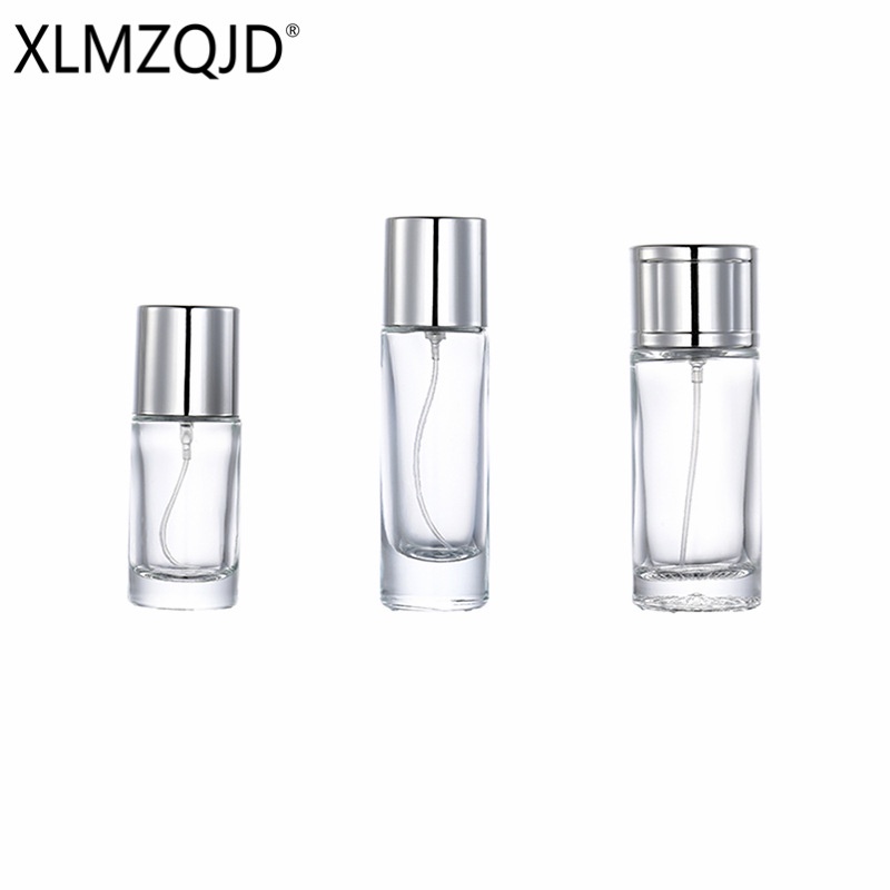 10個起賣 20ml 30ml 50ml 透明圓形玻璃香水瓶/分裝瓶/噴霧瓶/按壓空瓶