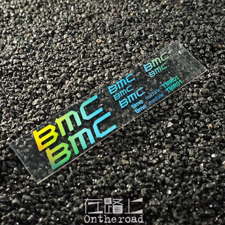 24小時出貨|BMC山地車公路車車架貼紙 bmcTMR01貼紙環法比賽腳踏車反光貼反水