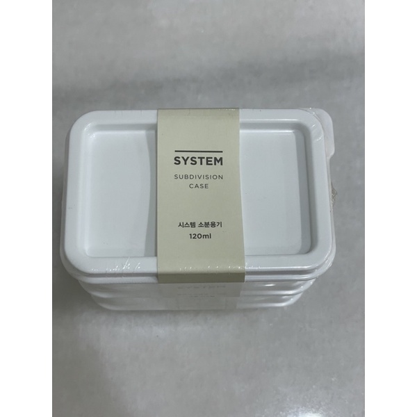 韓國昌信SYSTEM-120ml保鮮盒（3入組）