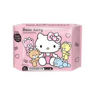 天藍小舖-HELLO KITTY涼感萌萌衛生棉24.5cm*8入(日用)-單1款-A11114016