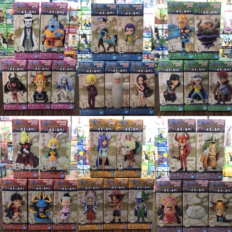 《良介收藏》日版 現貨 海賊王 WCF 鬼島篇  鬼島 鬼島8 犬嵐 凱多 獸化 十字架索隆