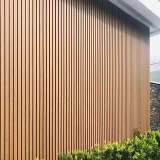 塑木長城板凹凸形格柵板木塑護墻板室內陽臺吊頂戶外防腐圍欄扣板江山如畫優選精品
