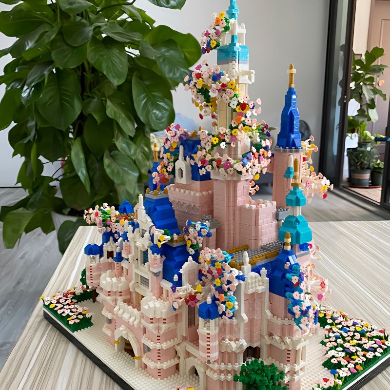 兼容樂高拼裝組裝模型拼裝益智力兒童玩具高難度巨大型迪士尼城堡生日禮物【XWT】