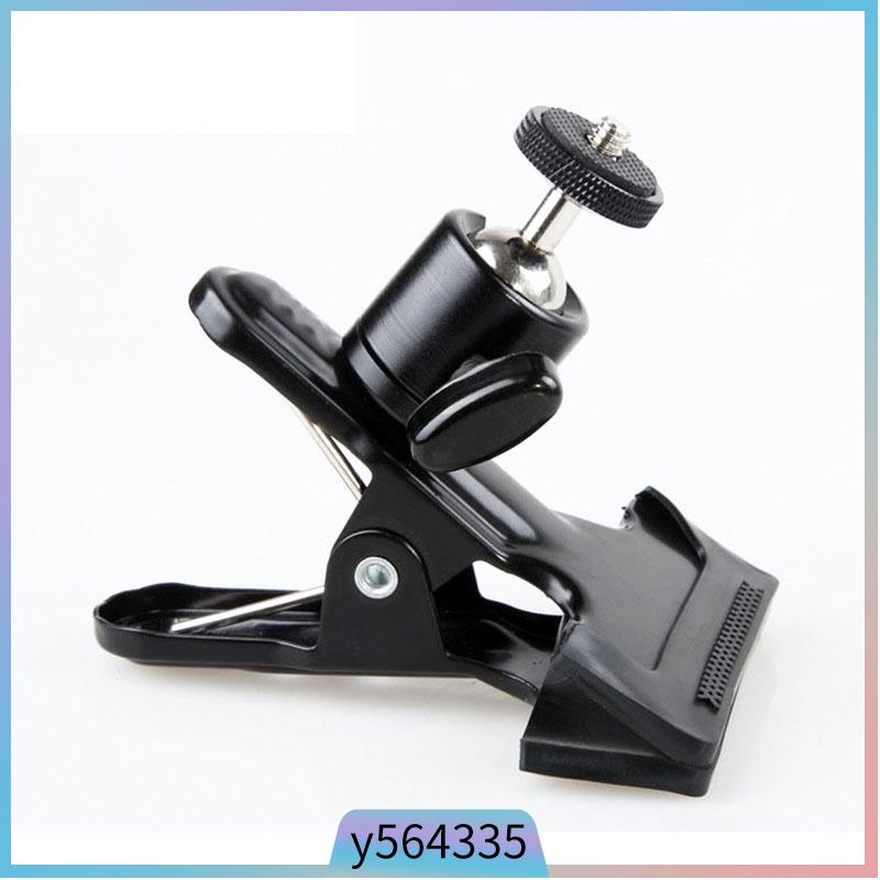 Gimbal Strong Clamp Flash Bracket Ball Head Clip Tripod Moun