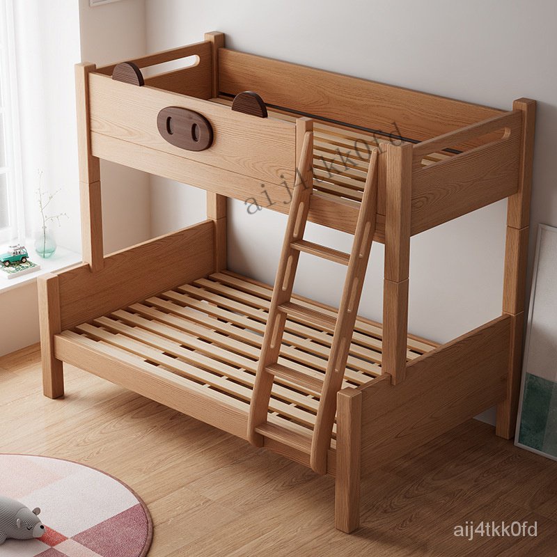【工廠直髮】上下鋪雙層床兩層上下床全實木櫸木高架床高低床實木子母床兒童床