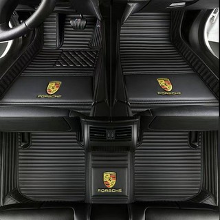 ❤️保時捷(PORSCHE)Cayman Macan PanameraTaycan全包圍腳踏墊 汽車腳墊地墊
