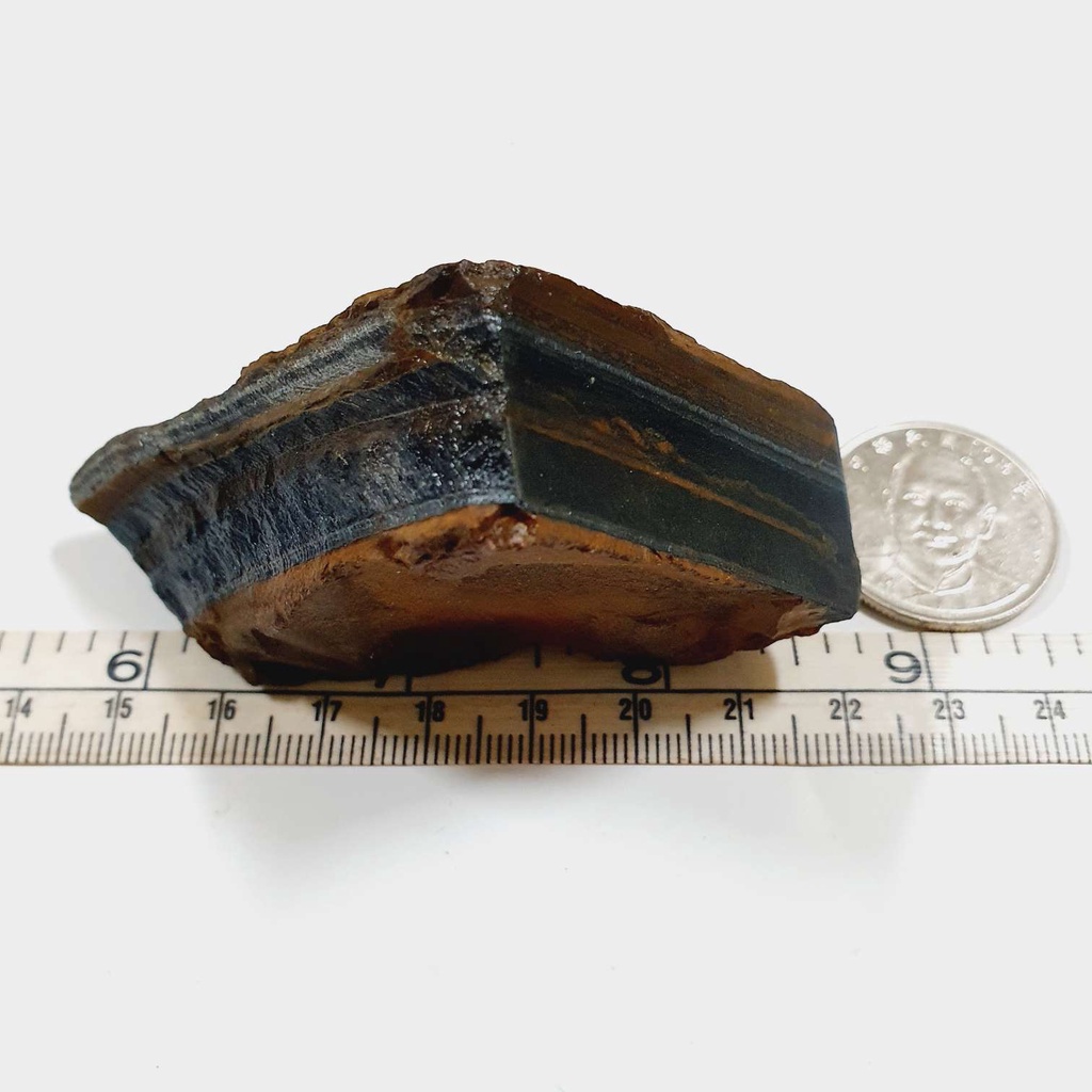 109g 藍色 虎眼石 原礦 原石 礦石 擺件 收藏