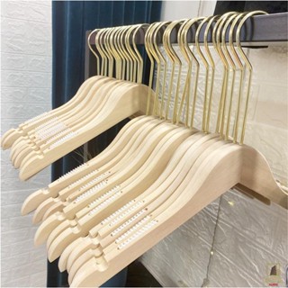 【全場客製化】【衣架】服裝店專用 木質實木衣架 植絨防滑兒童裝店女裝衣掛 褲撐子訂製LOGO
