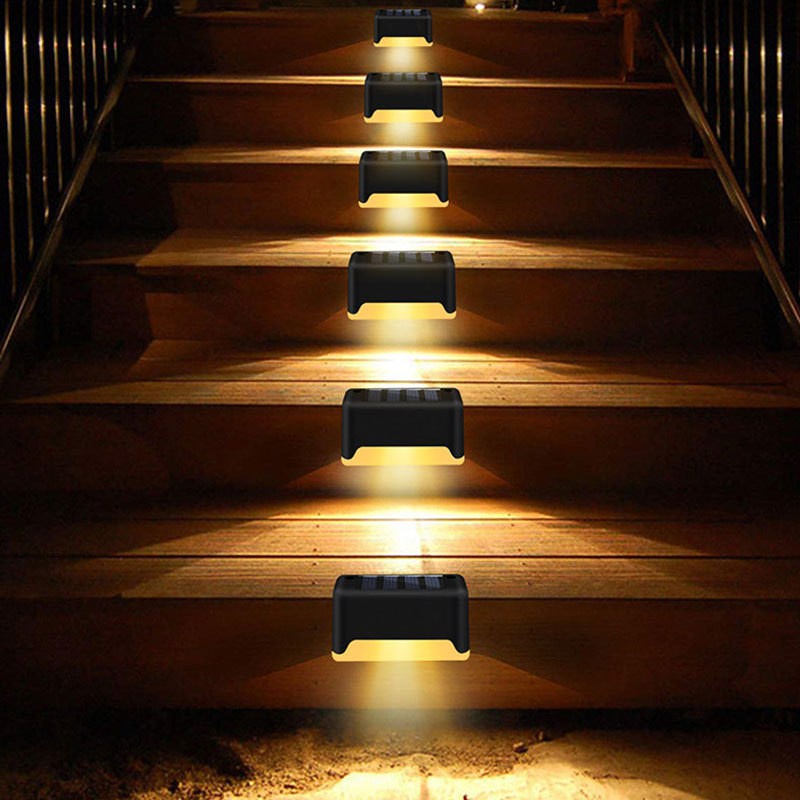 太陽能樓梯燈 多晶硅LED欄桿燈 裝飾室外圍墻陽台籬笆燈 0耗電 節能燈 光照感應燈 感應燈