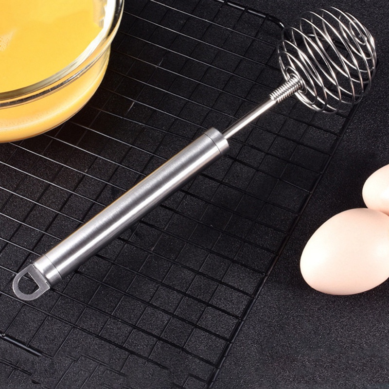 ⚡台灣優選⚡不鏽鋼彈簧式手動打蛋器 奶油和麵攪拌棒 螺旋攪拌器球形打蛋器