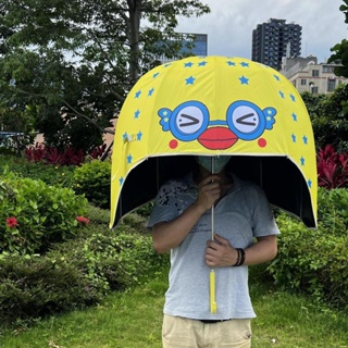 365超惠🚚范丞丞同款頭盔傘雨傘可愛晴雨兩用防紫外線防風黑膠帽頭