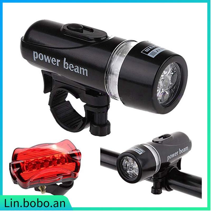 5 LED Waterproof Power Beam Bike Front Light Head Light Torc