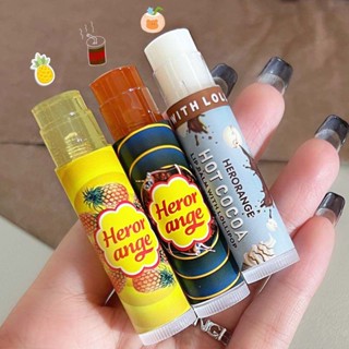 FEEL 100%新品熱銷💥~HERORANGE~百味棒棒糖潤唇膏熱可可唇膜滋潤保濕補水淡化唇紋男女~