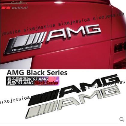 布拉車品 BENZ 賓士 AMG 3D立體尾標誌貼 高品質 SLS AMG C E GLK SLK C/E/S全系列