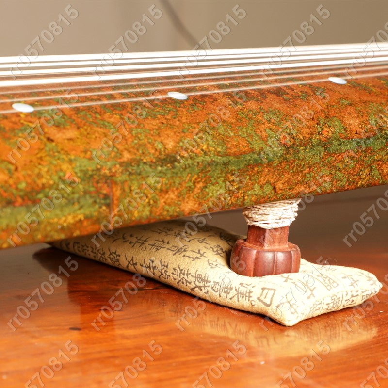 rr0570815傳統古琴防滑墊琴薦復古工藝麂皮絨面決明子砂墊沙袋平衡雁足降噪