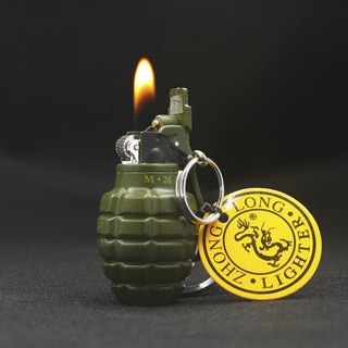 💕臺灣出貨💕造型打火機中龍803號機漆軍事手雷明火氣體防風打火機戰術打火機防風打火機客製化打火機