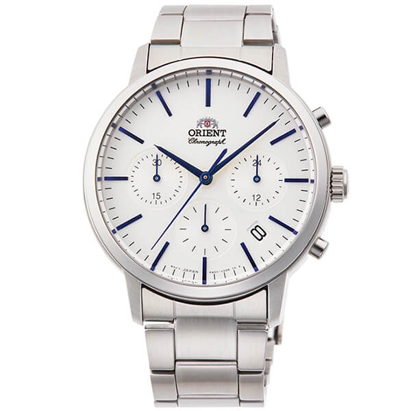 Orient 手錶 男錶  三眼 日期顯示 不鋼鏽錶帶 RN-KV0302S