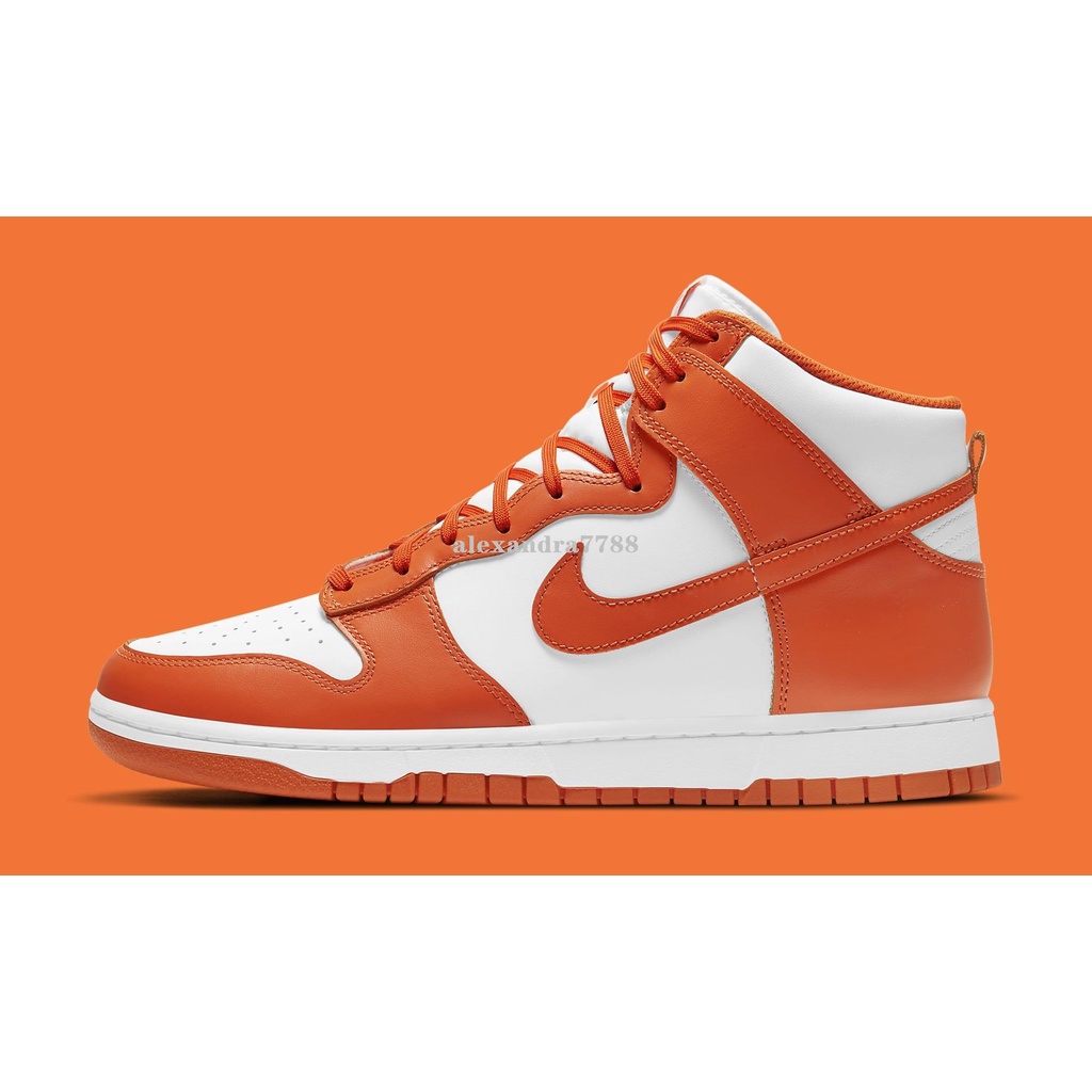 Nike Dunk Orange Blaze白橙高幫經典百搭運動鞋 DD1399-101