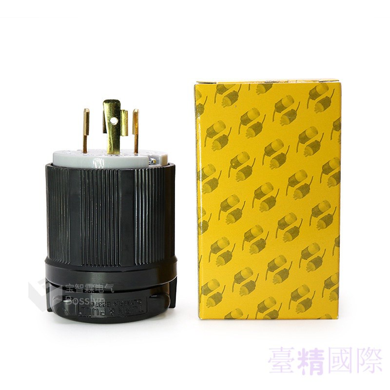 直銷NEMA L14-20P  美式工業插頭 美規髮電機插頭20A 125V/250V