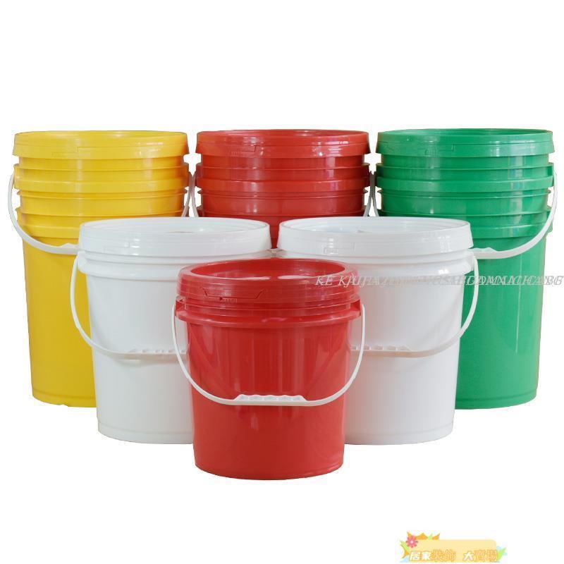 塑料桶 密封桶 加厚食品級塑料桶20L升KG公斤涂料桶潤滑油甜面醬桶包裝桶易開蓋