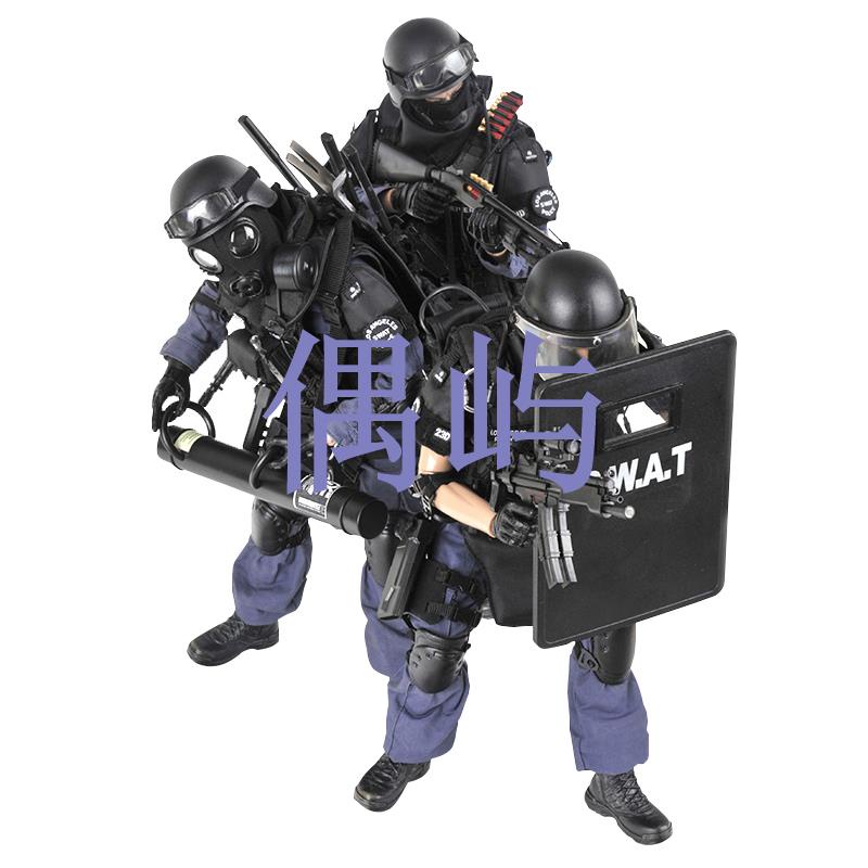 1/6兵人模型套裝警察 SWAT特種士兵人偶 成人手辦人偶擺件男禮物 偶屿